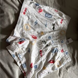 NWT Abercrombie linen shorts